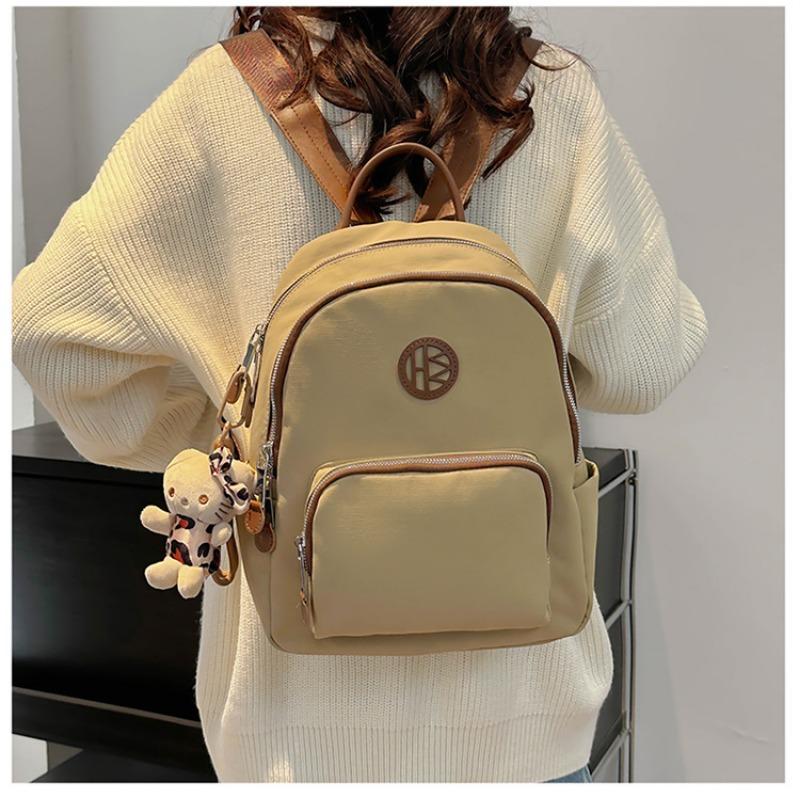 Simple backpack women's new casual women's backpack trendy fashion large capacity shoulder bag