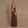 Elegant Solid Color Sleeveless Summer Dress - European & American Style