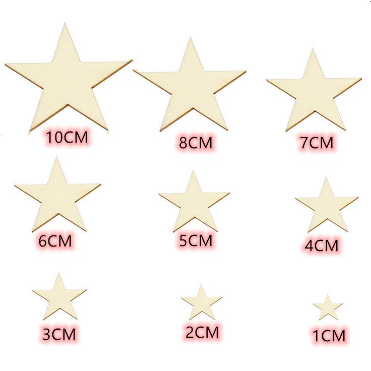 

Экологичные деревянные декоративные элементы, расписанные вручную, большие и маленькие, смешанные 10MM, 100 pieces