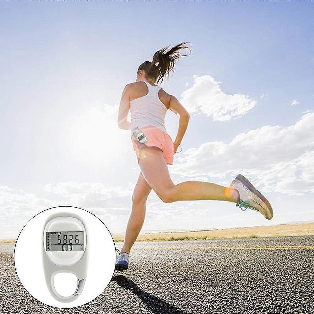 Kolay Yürüyüş İçin Klipsli 3D Dijital Adımsayar Adımları ve Mil/Kilometreleri Atılan Kalorileri ve Aktif Süreyi Kaydeder 7 Günlük Hafıza