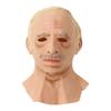 Hot Sale Realistic  Latest Halloween Full Head Bareheaded Old Man Latex Headgear Cosplay Head Silicone Party Masks