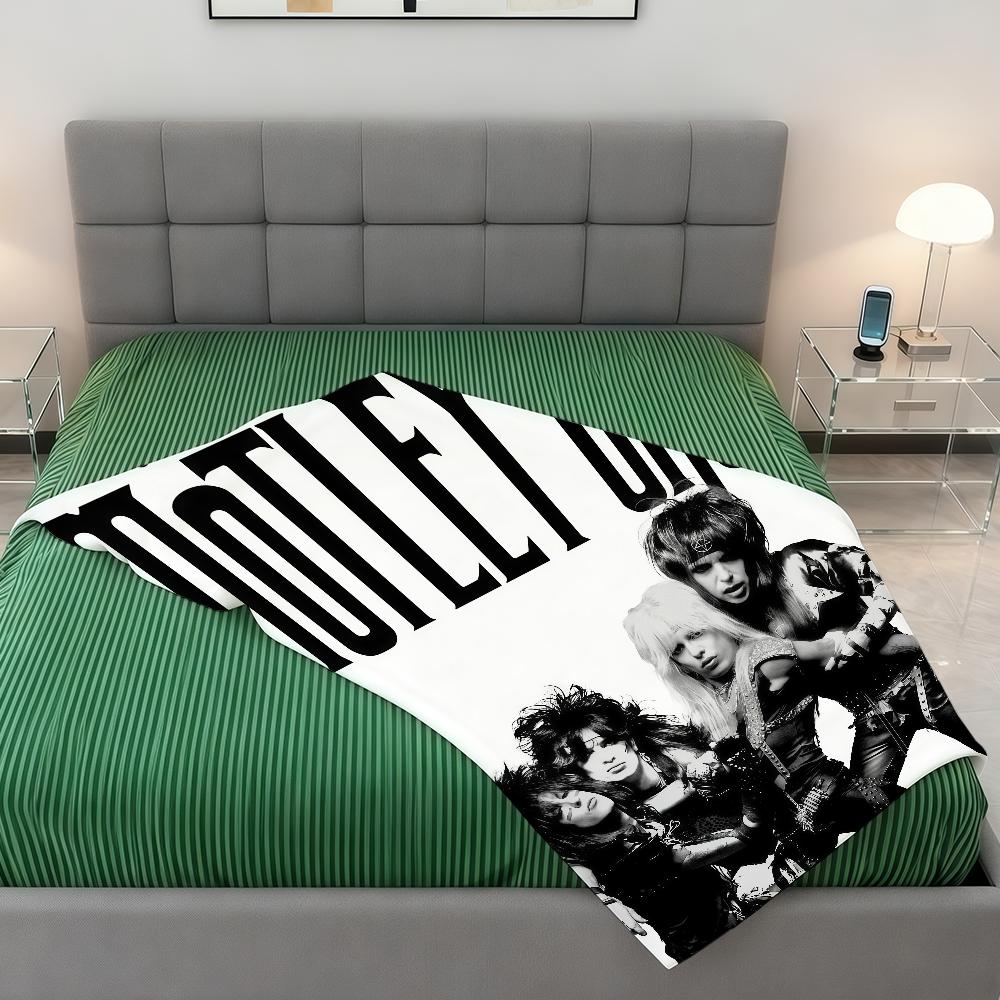 Coperta Popolare M-Motley C-Crues Super Calda Confortevole Coperta Plaid in Peluche Bambino Casa Divano Camera da Letto Regalo