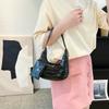 Stylish Minimalist Colorful Crescent Handbag Perfect For Spring And Summer Fashion