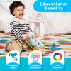 Interactive Musical Bus Toy for Toddlers - Xylophone, Abacus, Shape Sorter, and Push/Pull & Go Feature - Kids Educational Gift