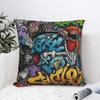 Cartoon Cute Doodle Pillow Case Print Pillow Cover For Sofa Car Home Decor Retro Trendy Pillowcases