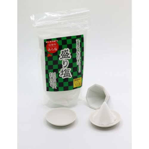 [Special Mold Set for Morishio] Morishio brings good luck and fortune, and is a power spot. Made in Japan Morishio Set: Unglazed Octagonal Morishio