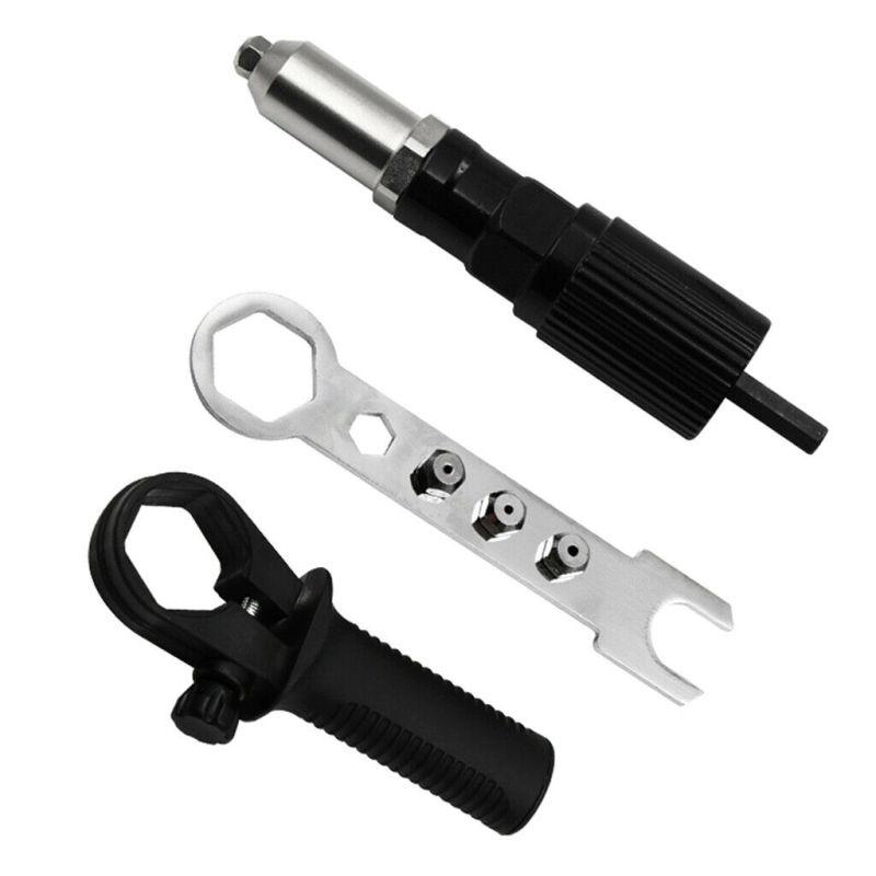 Riveting Tool Drill Adapter Set for  Aluminum Steel Stainless Steel Nuts Rivet