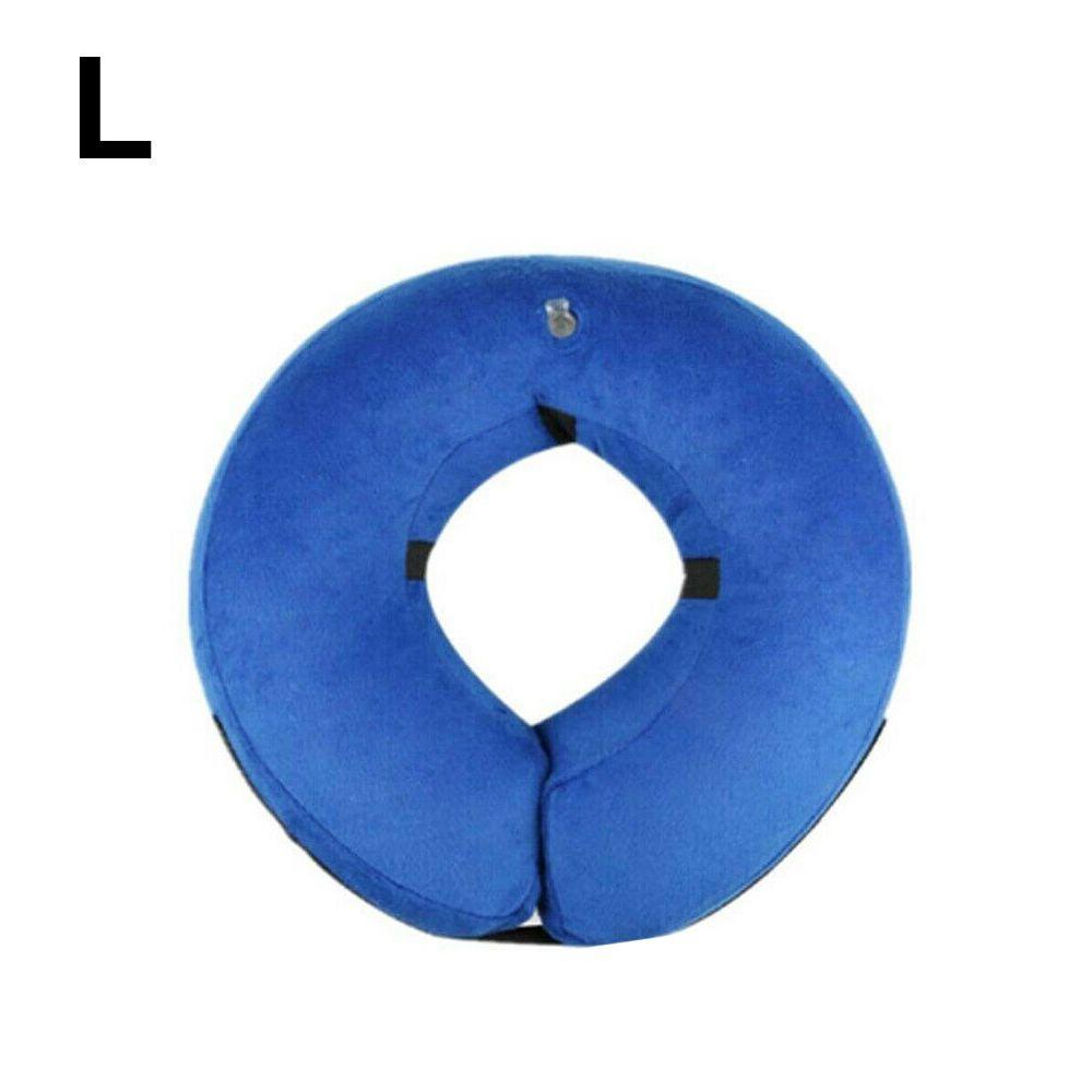 New Neck Injury Recovery Protection Inflatable Pet Collar Head Cone Dog Cat Surgery Lampshade Cone