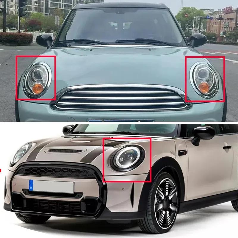Car Headlight Frame Trim Ring Cover Fit For BMW Mini Cooper R50 R52 R53 2001-2006 63126917835,63126917836 Automobile Accessories