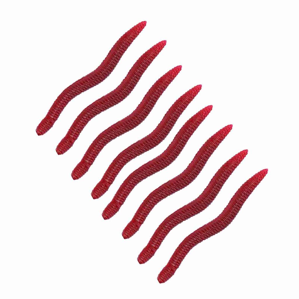 Fishing Lure 4cm Soft Insects False Earthworm Sea Bait Bloodworm Lures Artificial Baits