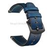 Vintage Echtlederarmband für Seiko für Omega für Universal 20mm 22mm Herren Damen Schnellverschluss Armband Zubehör