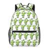 Art Invader Zim Graphic Backpack Student Boys Girls BookBag Kids School Bag Laptop Shoulder Bags for Men Women