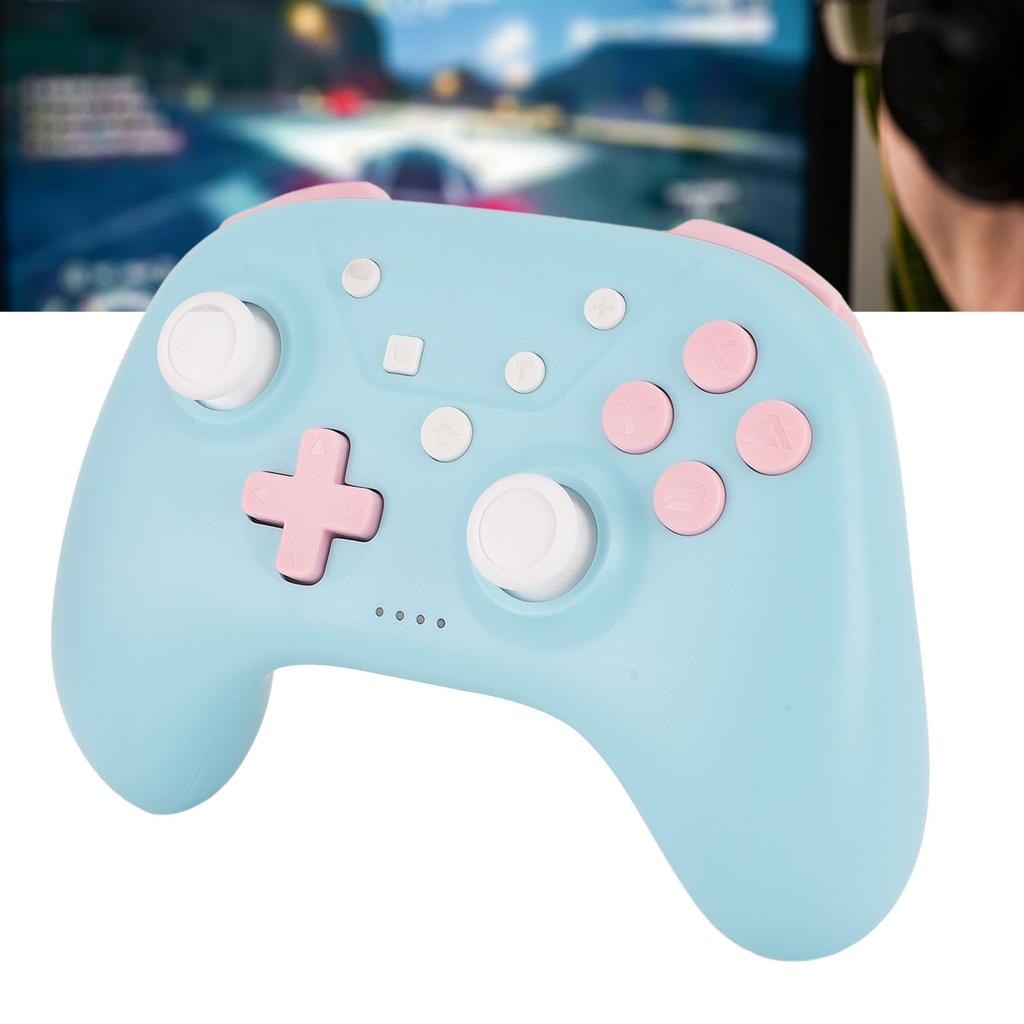 Controlador de Jogo Giroscópio de 6 Eixos Embutido Motor Assimétrico Suporta Função de Rajada Função de Despertar com Um Botão Gamepad Sem Fio