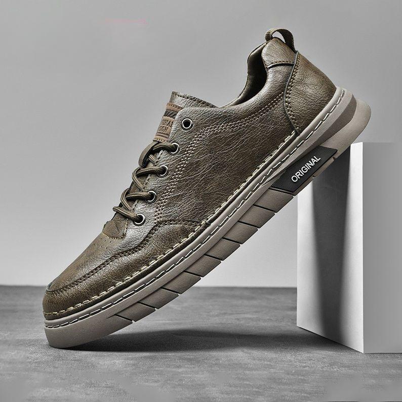 

Туфли-броги, черные, деловые, мужские, повседневные, на платформе, с круглым носком, на толстой подошве, формальные, кожаные, мужские, летняя распродажа, удобные на ПУ 44