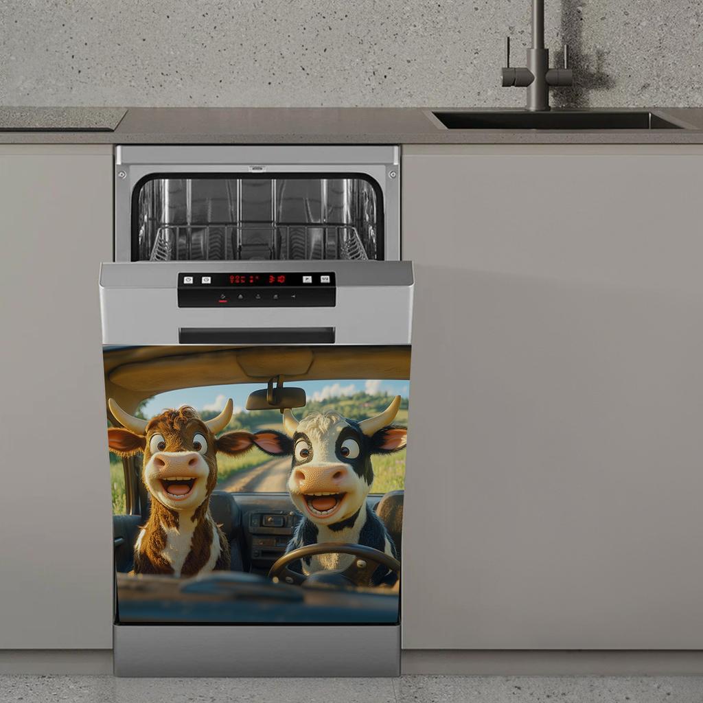 65X58.5Cm Household Dishwasher Magnetic Sticker Kitchen Home Refrigerator Magnetic Sticker