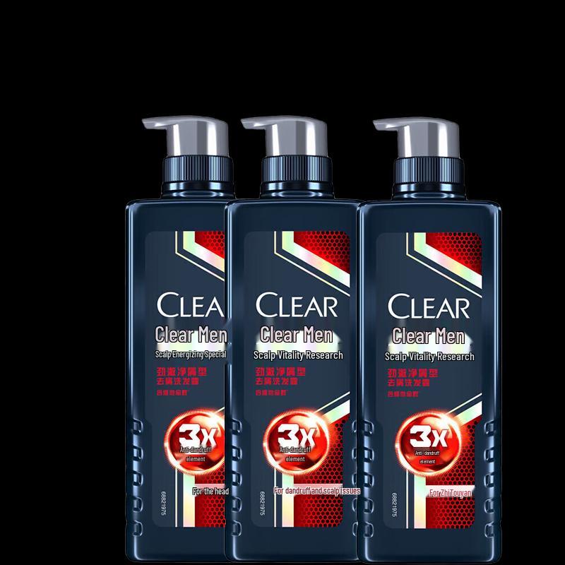Clear Men Deep Clean Anti-Dandruff Shampoo Triple Pack