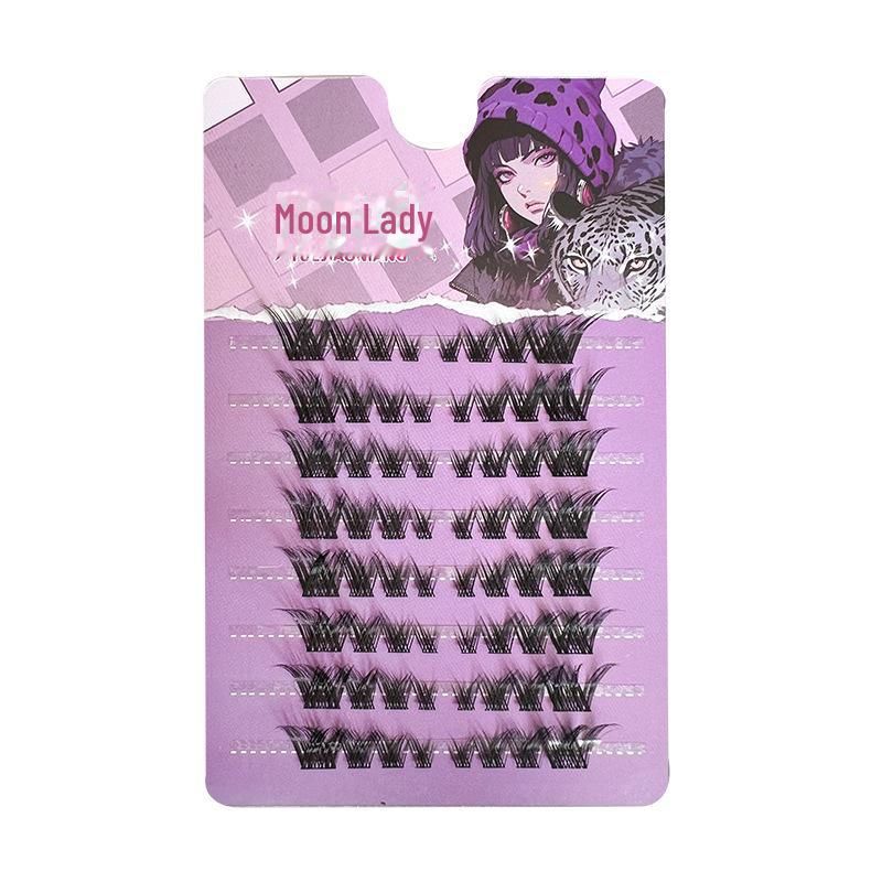 

Накладные ресницы Yue Jiao Niang Fox Series Daily Little Devil - сегментированные кластеры в естественном стиле для Барби из мультфильмов