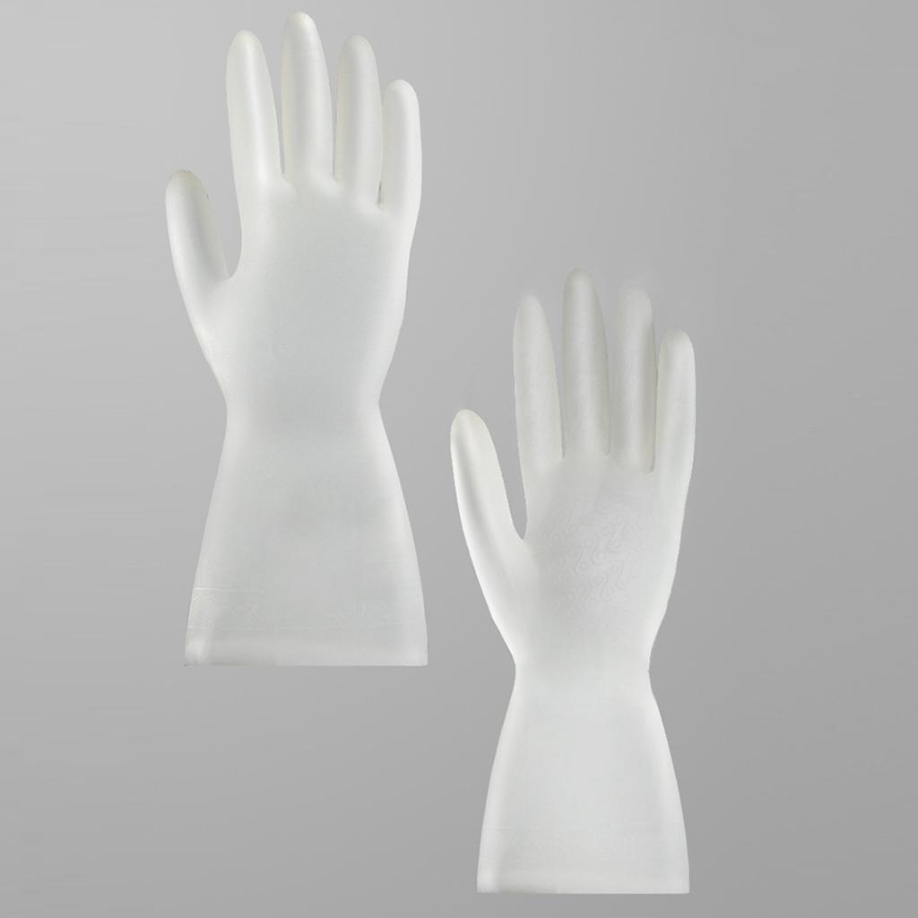 Küchenputzhandschuhe Wasserdichte PVC Haushaltspuputzhandschuhe Wiederverwendbare Rutschfeste Waschhandschuhe