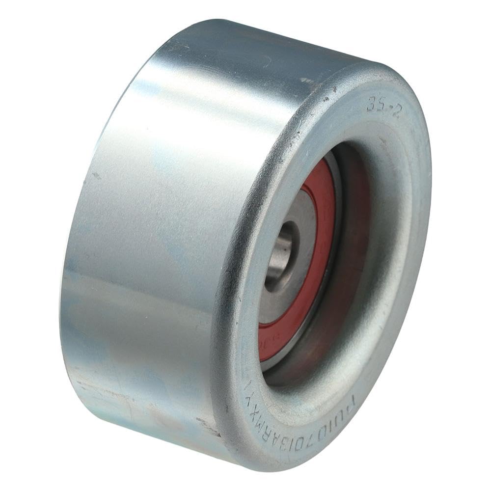 Qicarkey Drive Belt Idler Silver Red Metal Car Replacement Fits Toyota and Tacoma Pulley, Accessory, 16604-31010, 4Runner, Camry,