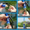 Adjustable Copper Hose Spray Nozzle Gun High-pressure Car Wash Gun Lawn Garden Irrigation Floor Cleaning Pets Bathing Sprinkler