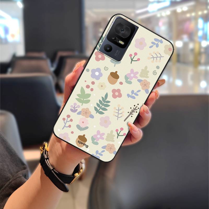 Silikon Graffiti Handyhülle für TCL 40SE/T610K Staubdicht Schmutzabweisend TPU Wasserdicht Vollständiger Schutz Stoßfest Cartoon