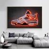 Sportskor LIFE KING KÄRLEK GRATIS Graffiti Pop Wll Art Dekor Canvas Målning Poster Print För Hem Caudros Dekoration Vardagsrum