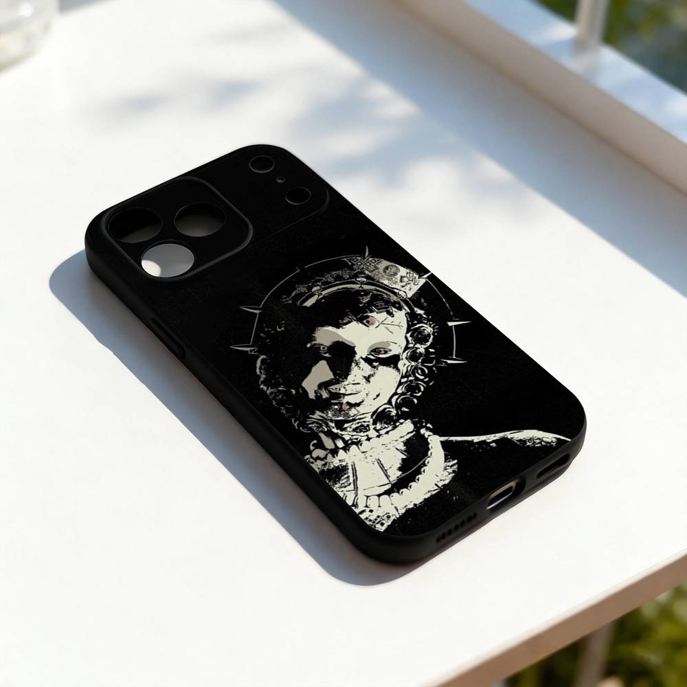 

Cool The O-Outlast Trials For iPhone 17,16,15,14,13,12,11,Pro,Max,Plus,E,SE4,Air,Mini Black Soft Cover Phone Case iPhone16plus