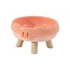 Pet Eating and Drinking Water Cat Bowl Boxed Pig Nose Four-legged Cat Bowl Cat Food Basin Cat Food Utensils Water Utensils
