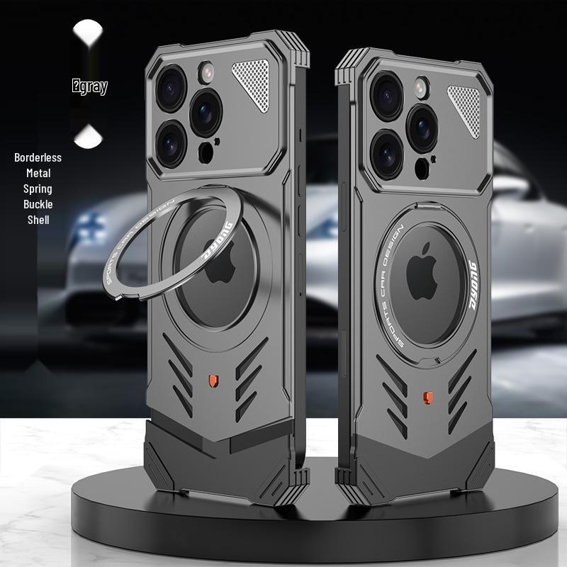 

iPhone 17 Pro Max Frameless Supercar Case with Heat Dissipation & Stand iPhone 16 Pro
