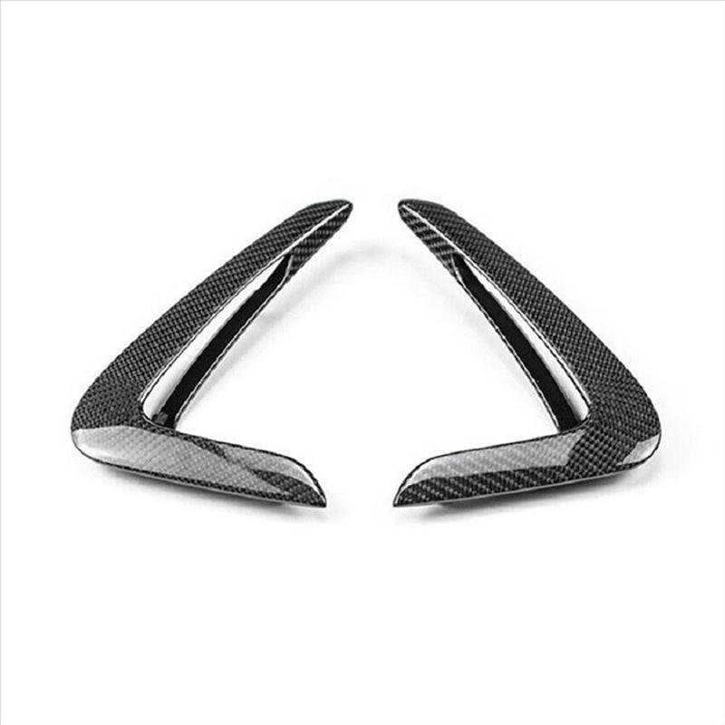 Real Carbon Fiber Fender Trim Side Body Intake Grille Fender Air Vent Cover For-BMW F32 / F33 / F36 4-Series 2014-2017