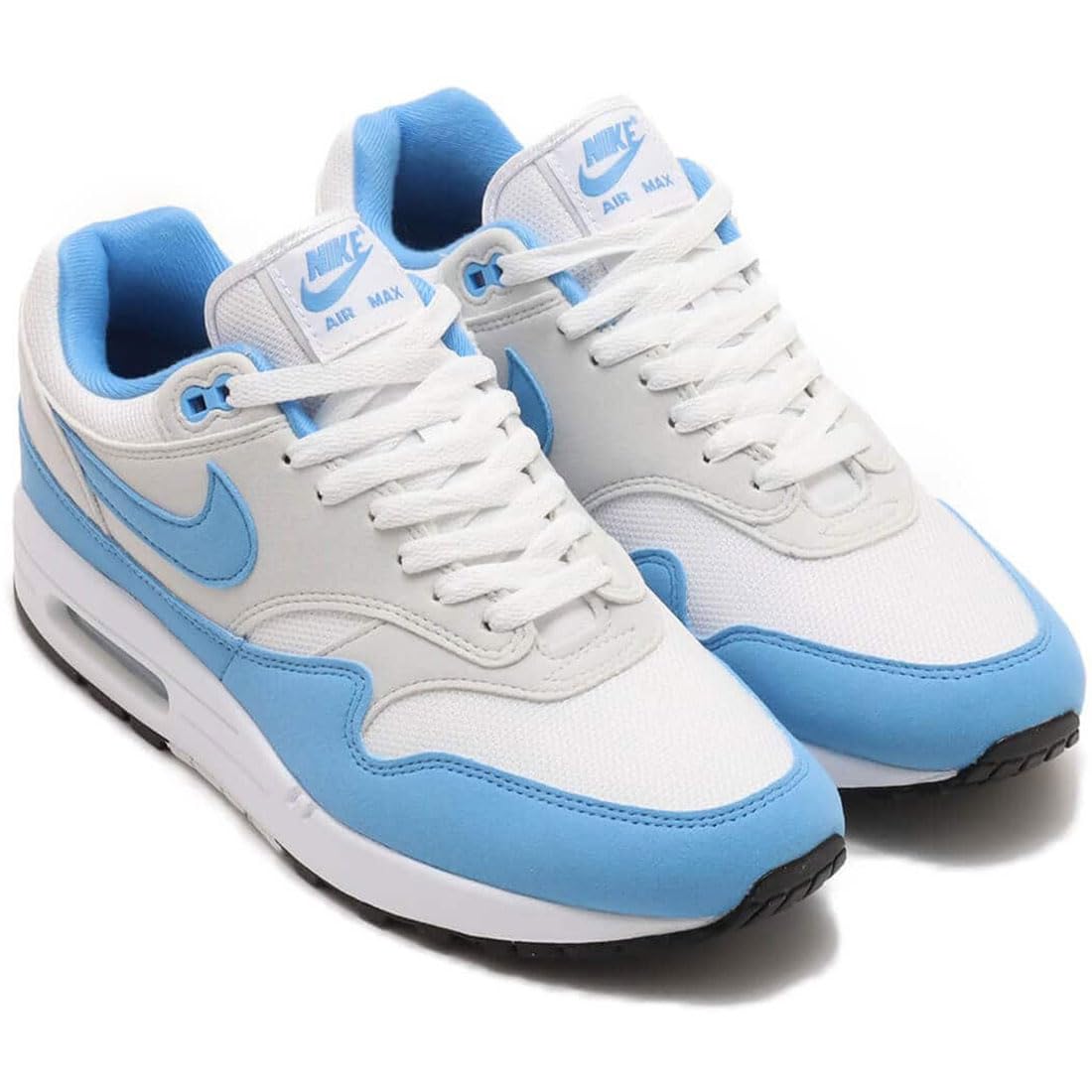 

Air Max 1 [Nike] sneakers, shoes, white/photon dust/black/university blue, FD9082-103, Japan, 27.5cm
