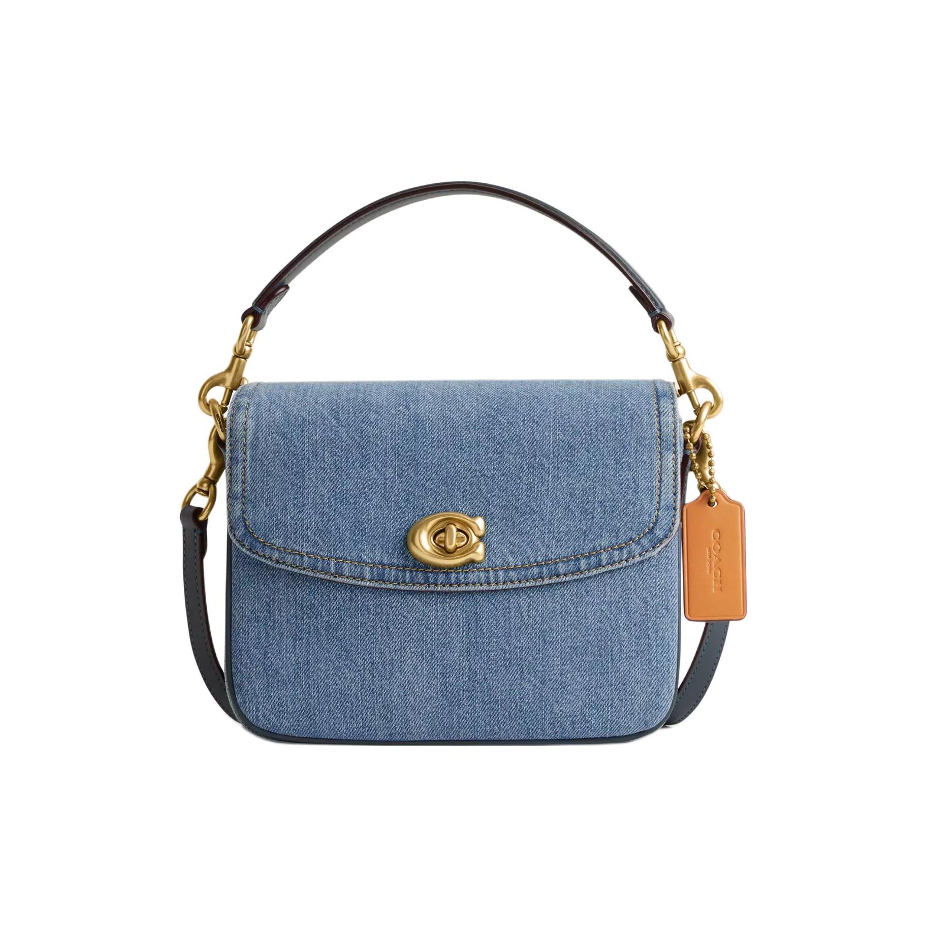 

Сумка жіноча Coach Cassie 19 з застібкою-замком, джинсова, синього кольору Indigo CR662-B4IN Basic Set (Bag+Dust Bag)