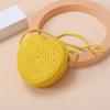 Straw Bag Seaside Beach Woven Bag 2025 New Love Children's Bag Female Cute Straw Bag Mini Vacation Style