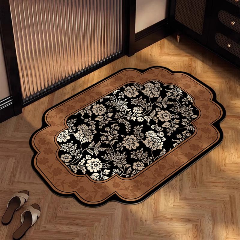 Super Absorbent Floor Mat for Bathroom, Diatomaceous Earth Anti Fall, Quick Drying, Anti Slip Foot Mat for Bathroom Door