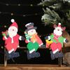 Wooden Pendants Sitting Christmas Doll Ornaments Christmas Party Decorations Xmas Tree Ornaments