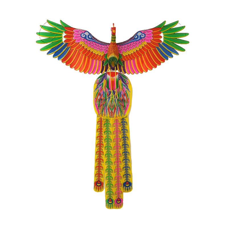 Phoenix Peacock Children's Easy-to-Fly Bamboo Kite with Light Breeze Design