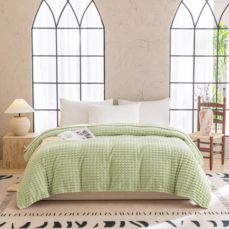 Cross-Border Summer Nap Blanket - Coral Fleece Office & Travel Throw