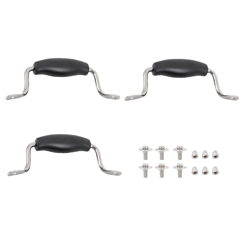 1 set Pot Lid Handles Stainless Steel Plastic Strong Non Slip Grips Prevent Scalding Burns Medium Size Cookware Parts Kitchen