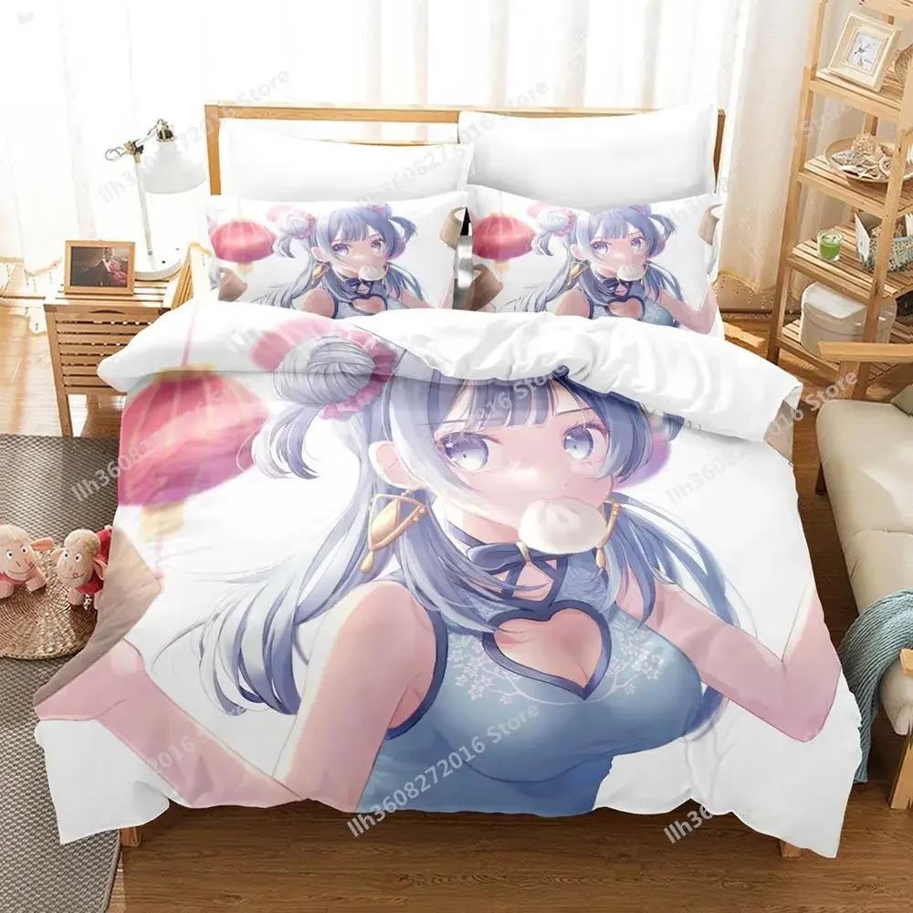 Madoka Magica Bedding Set Single Twin Full Queen King Size Bed Set Adult Kid Bedroom Duvet Cover Sets Anime Bed Sheet Set