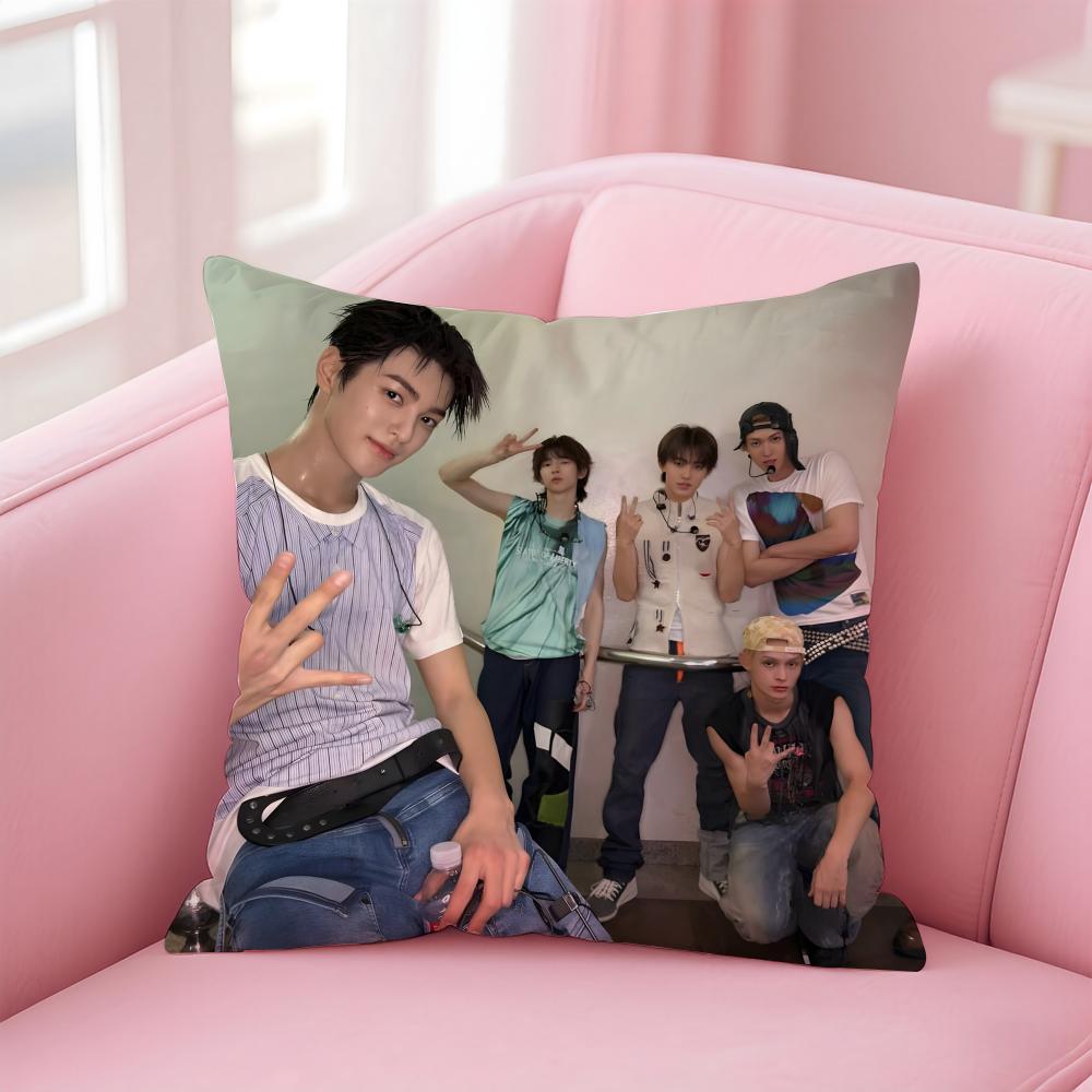 Korean Handsome Boy Group CCortis Cushion Cover Pillow Case Soft Skin Friendly Fabric  Concealed Zipper
