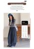 Girls' Casual Plaid Wide-Leg Pants - 2026 Autumn Style for Medium and Large Kids