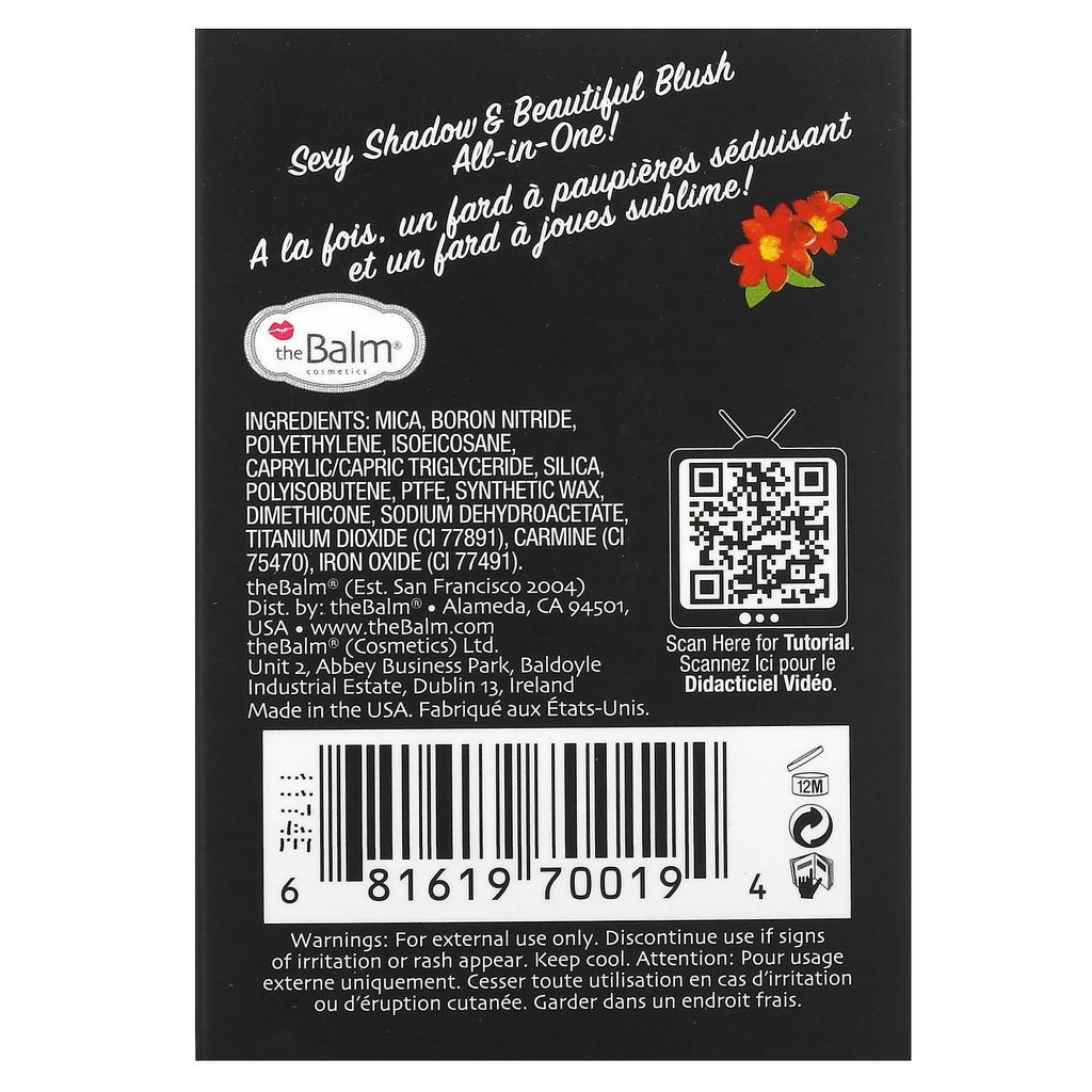 theBalm Cosmetics, Hot Mama, Shadow/Blush, 7.08g (0.25oz)