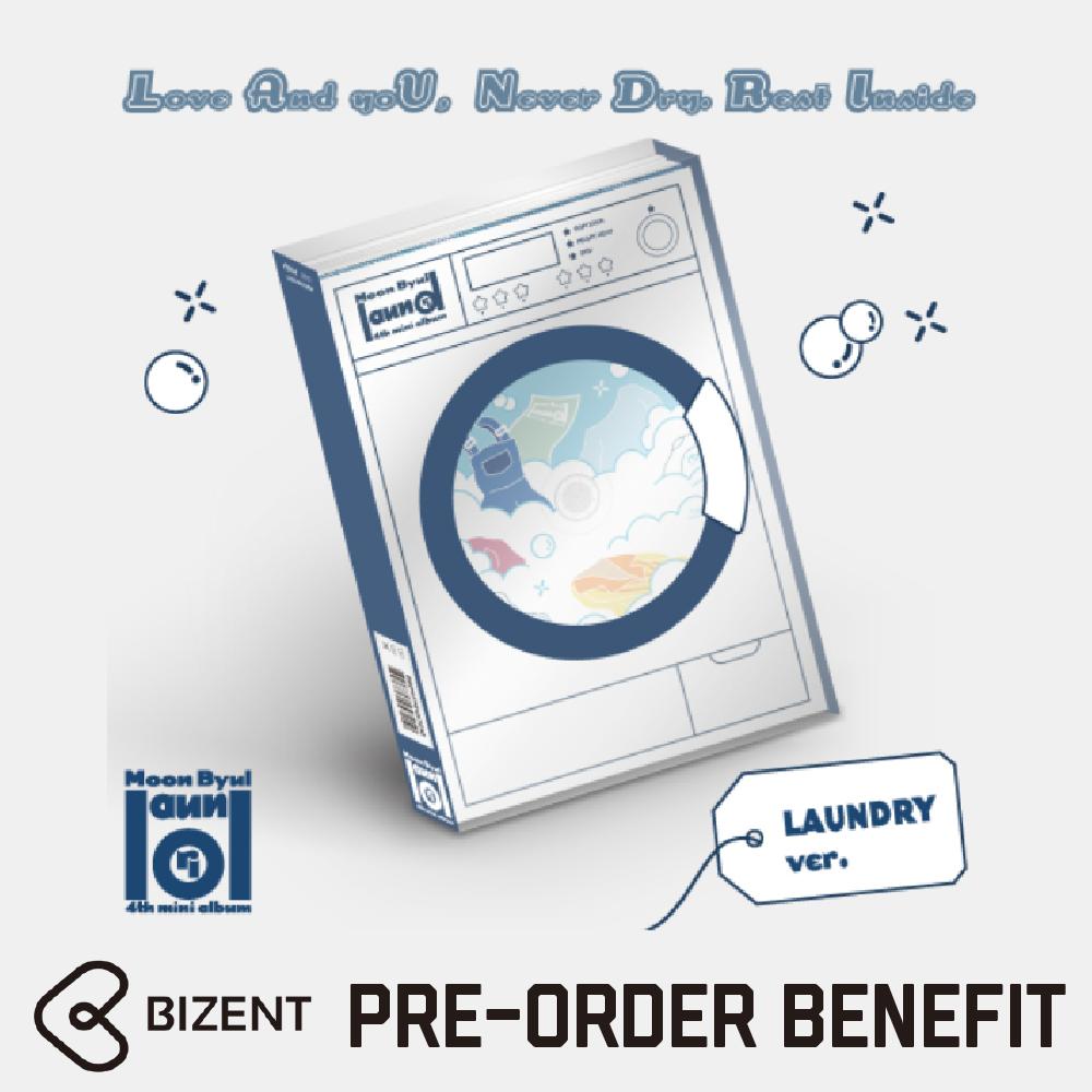 

Предзаказ MAMAMOO MOONBYUL 4-го мини-альбома laundri LAUNDRY ver. & бизент POB