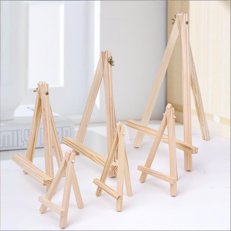 Eco-Friendly Mini Wooden Tripod for Elegant Wedding Table Decor and Craft Displays