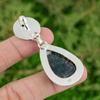 Solar Moss Agate Gemstone Peridot Sterling Silver Mermaid Sister Pendant Jewelry