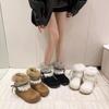 Student Snow Boots Women's Shoes Non-slip 2025 New Piled Thickened Snow Boots Girls Winter Fluffy Cotton Shoes Women's Shoes
