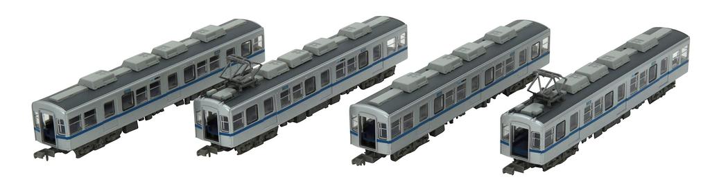 Railway Collection Tetsuro Hokuso Kaihatsu Railway 7150 Series 4-Car Add-On Set Diorama Supplies (Manufacturer's First Order Limited Production)