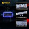 12 V 54 LED Color Light License Plate Frame Acrylic Plastic License Plate Cover-Blue