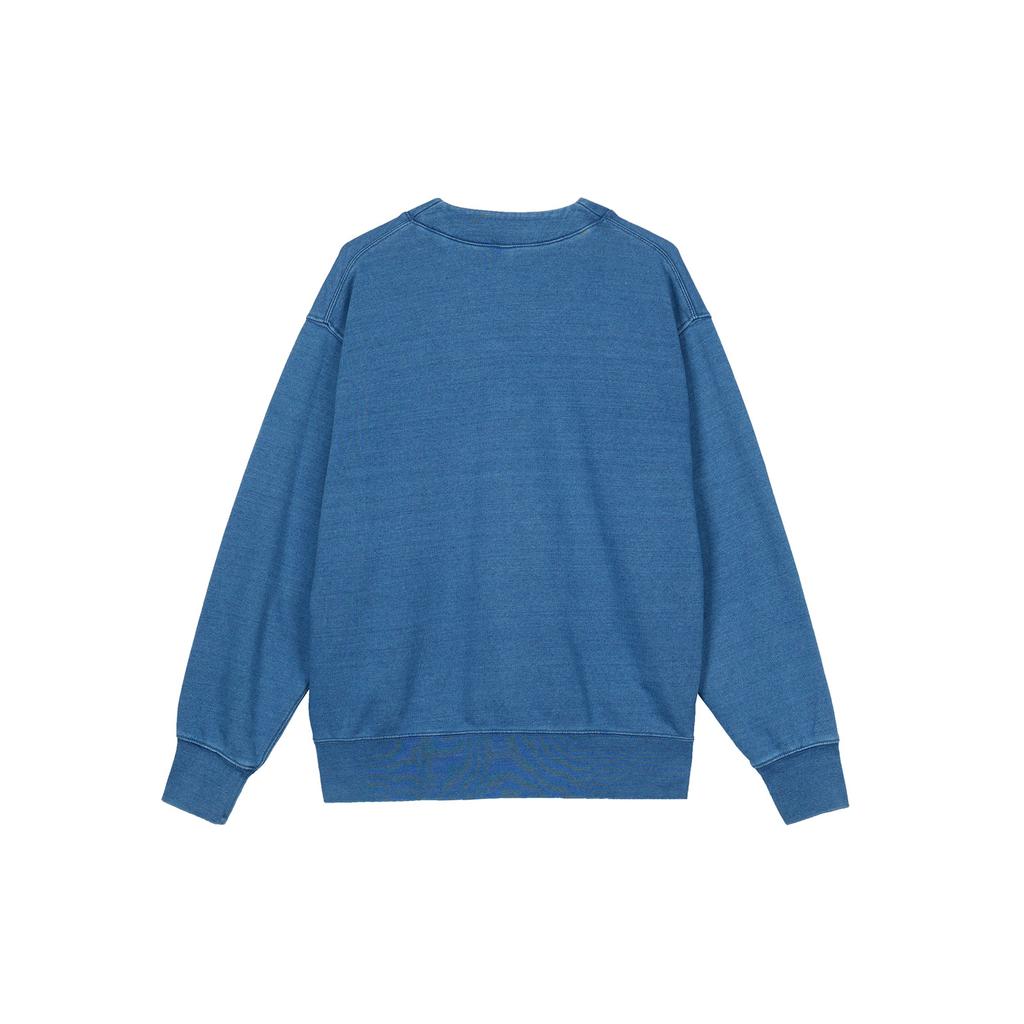 UNIQLO Solid Color V-Neck Long Sleeve Single-Breasted Cardigan Sweater Men sweater Light-Blue 458450-64