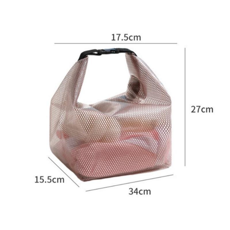 Translucent Waterproof Toiletry Bag Large Capacity Portable Women Cosmetic Pouch for Business Trip Bathroom Use